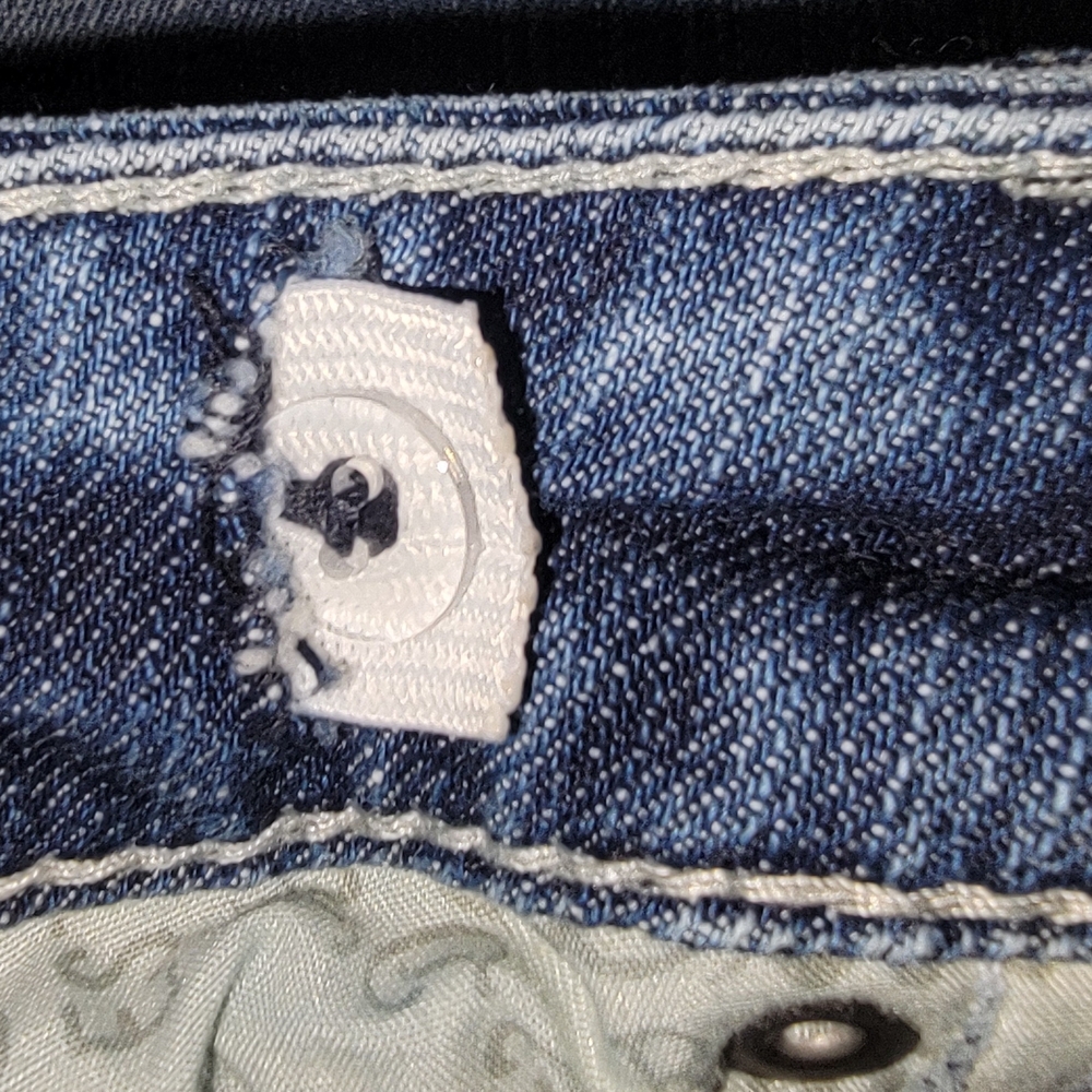 Harley-Davidson Women's Denim Straight Leg Jeans - Picture 9 of 14